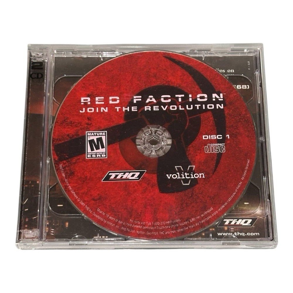 RED FACTION Join the Revolution Original Vintage Rare PC Game